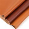 Brown Cowhide Top Layer Genuine Leather 1.5mm Thick Material Fine Grain Lychee Pattern Slightly Stiff Handmade Leather Bag DIY L