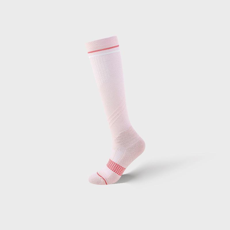 Premium Luxury Knee High Compression Socks Breathable Mesh Women Yoga Running Sports Socks Anti-bacterial