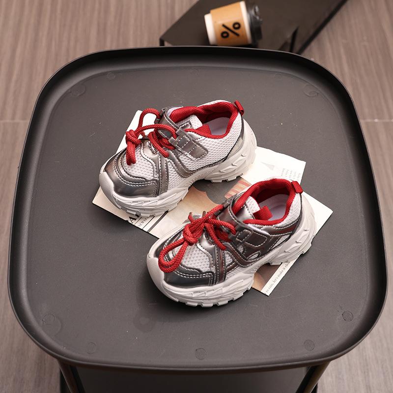 Kids Lightweight Breathable Mesh Sports Casual Sneakers For Boys And Girls