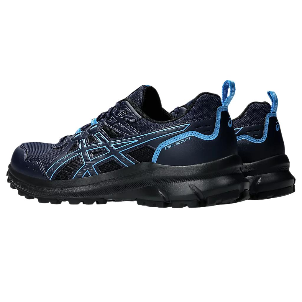 Ny Asics Trail Scout 3 Midnight Lyseblå 1011B700-403