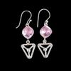 Morganite Gemstone 925 Sterling Silver Jewelry Handcrafted Dangle Earrings 2.00" EE-45-11