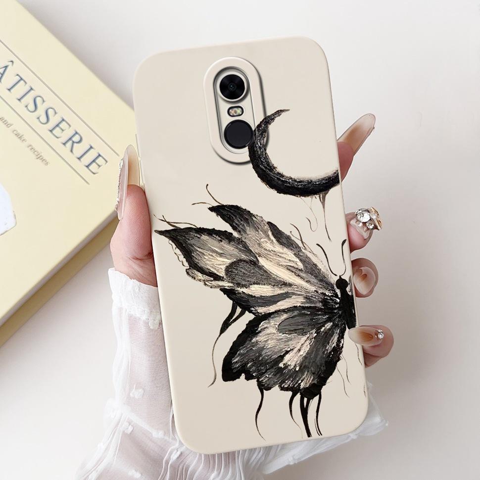Husă Colorată cu Model Pentru Xiaomi Redmi 5 Plus Note 5 Subțire Huse din Silicon Moale Pentru Redmi5 Plus (Redmi Note5) Coperta Coque