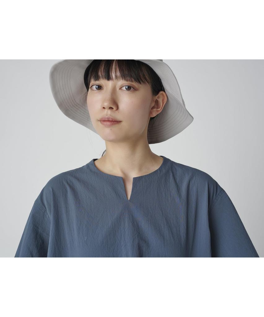 Breathable Quick Dry Dress Tops Dress Short Sleeve BLUE 2 [Snow Peak] SH-25SW001 One-piece Women's