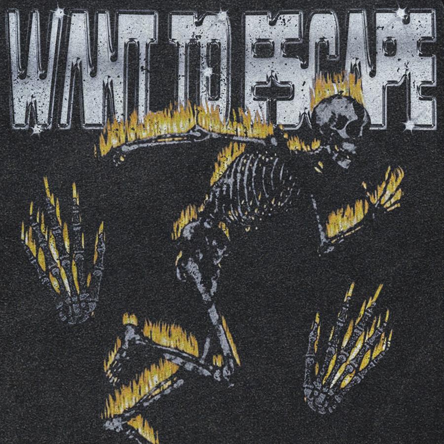 Streetwear Skeleton Graphic Unisex T-Shirt Cotton Washed Black Tshirt Unisex Tops Tees Summer Short Sleeves T Shirt