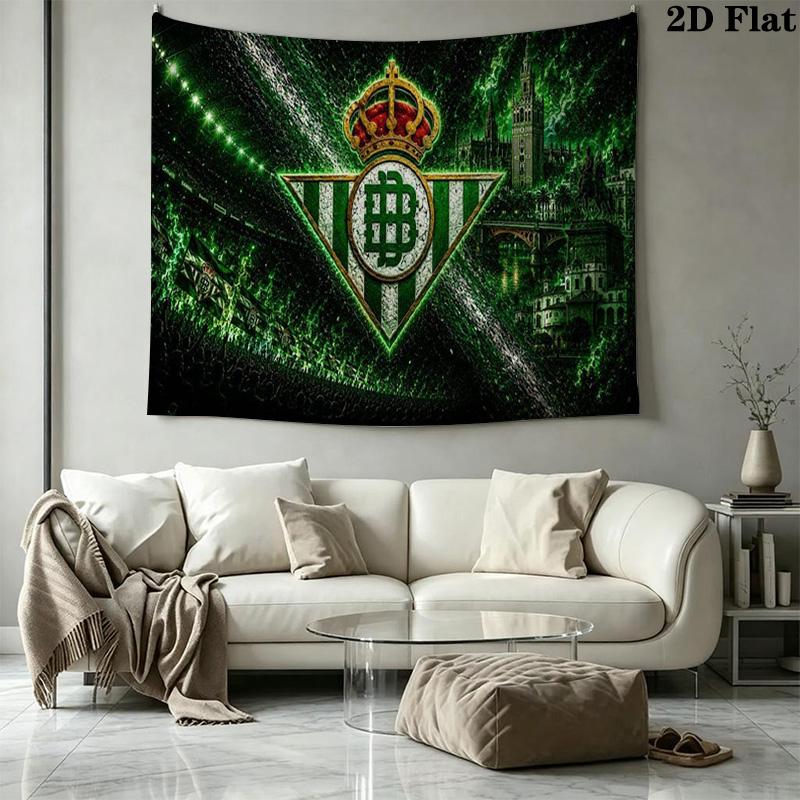 Real Betis stone Wall Tapestry Aesthetic Wall Hanging Printed Fabric Blanket Decorative Tapestries for Bedroom Living Room Home Decor
