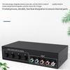 AA58 4x1 Component Video Signal Switcher YPbPr YCbCr Audio DSW41 Divider Panel Button Manual Switch CVBS 720P Metal Shell