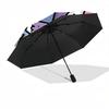 1pc Cat Pattern Automatic Folding Umbrella with 8-Rib Windproof Design, Portable Foldable Sunshade Umbrella For Halloween, Christmas Gifts120
