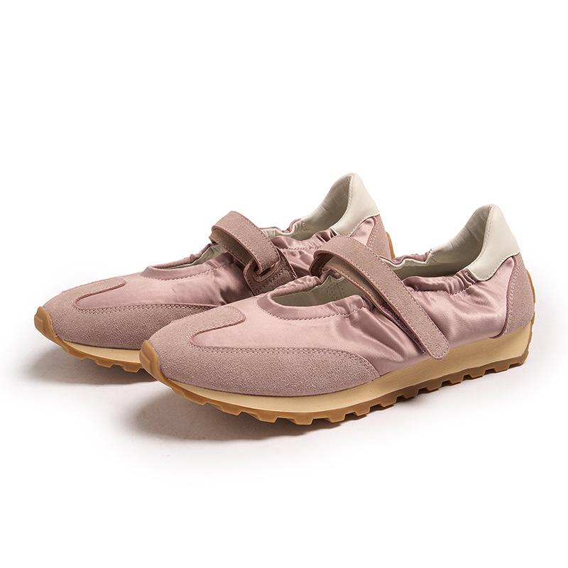 Mary Jane sneakers women's new casual red light mouth single shoes women's retro platform ballet shoes women