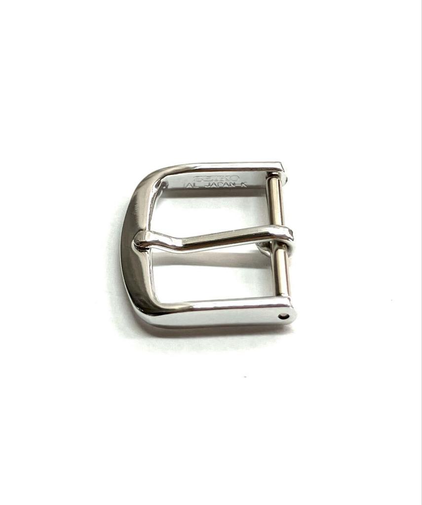 SEIKO watch approximately 15mm silver watch strap buckle, width, aluminum, color, part