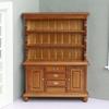 Dollhouse Shelf with 4 Open Drawers Miniature Retro Dollhouse Decoration 1:12 Dollhouse Study Living Room