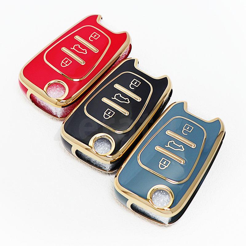 Fashion Tpu Accessorie For Hyundai I20 I30 Veloster Ix20 Car Key Case Cover For Kia Rio Sorento Ceed Sportage Soul Venga Picanto