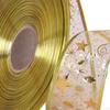 Christmas Ribbon Decorative 100yds Length 5cm Wide Wired Edge Ribbons Festival Gift Wrapping
