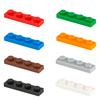40Pcs MOC Compatible Assembles Particles Plate 3710 1x4 for Building Blocks Parts DIY Enlighten Bricks Educational Tech Toys