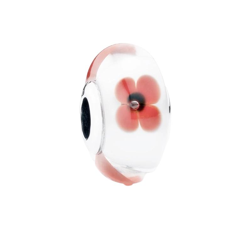 Sparking Murano Glass Charm Beads Dangle Original Snake Fit Copper Bracelet Necklace Beads For Diy Jewelry Women Gift