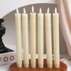 6PCS With Remote Electronic Candles Melting Candle Drops Design Remote-Control Candle Light  Night