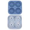 Scatola Stampo per Palline di Ghiaccio da Golf Calcio Silicone Griglia Ghiaccio per Pub Bar Cocktail Feste in Casa