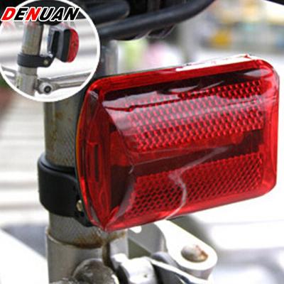 Roșu Bicicletă Lampă spate bicicletă 5 LED-uri Suport intermitent de siguranță Aa Alimentat cu baterie Siguranță nocturnă Ciclism Lămpi roșii de avertizare