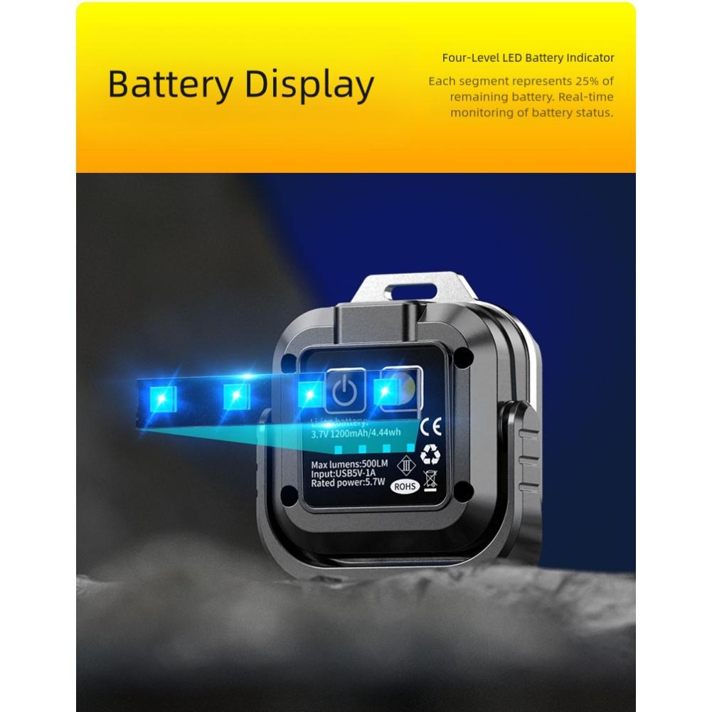 For Camping Magnetic Work Light Adjustable Brightness Light Task Lighting