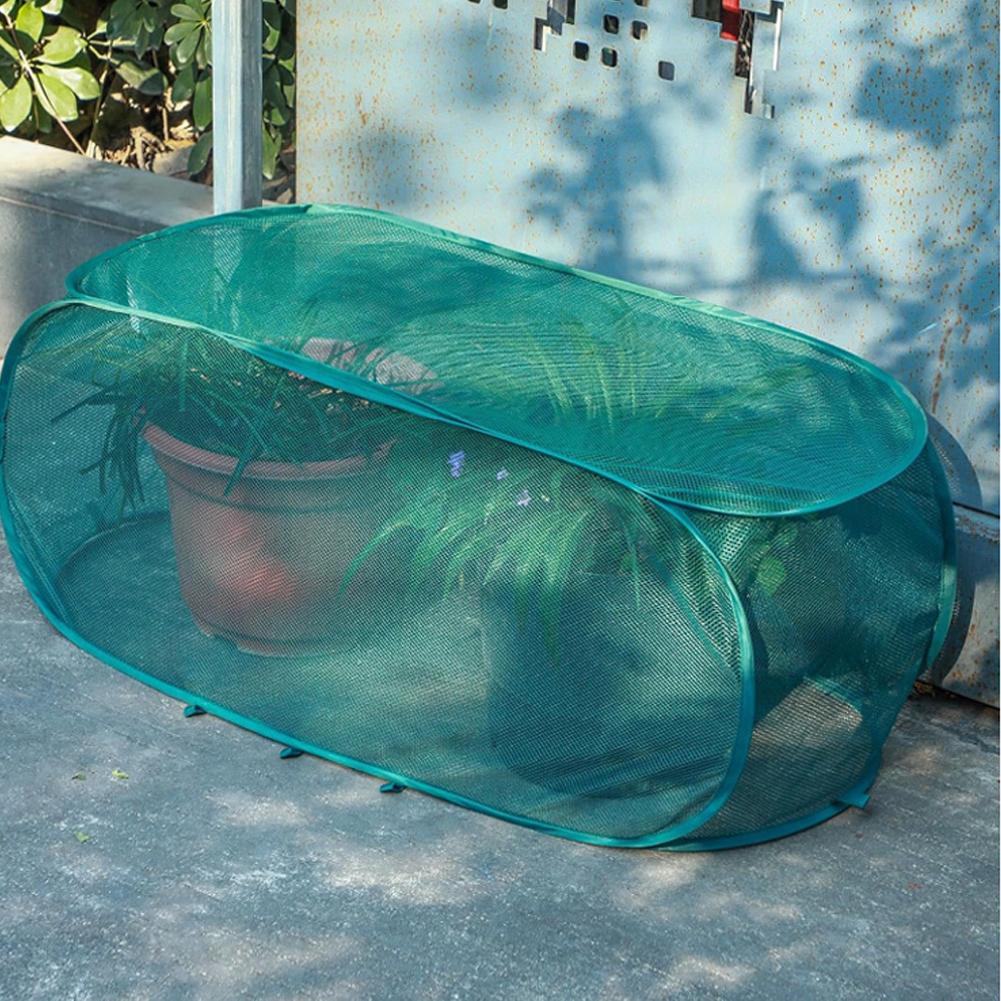 Pop Up Garden Mesh Plant Cover Greenhouse Seedlings Large Gardening Accessories Indoor Plants Covers Supplies Vegetable Products