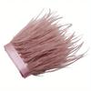 1/10M Natural Plume Black Ostrich Feathers Trim Crafts DIY Feather Ribbon Jewelry Making Wedding Party Christmas Decor 8-10cm
