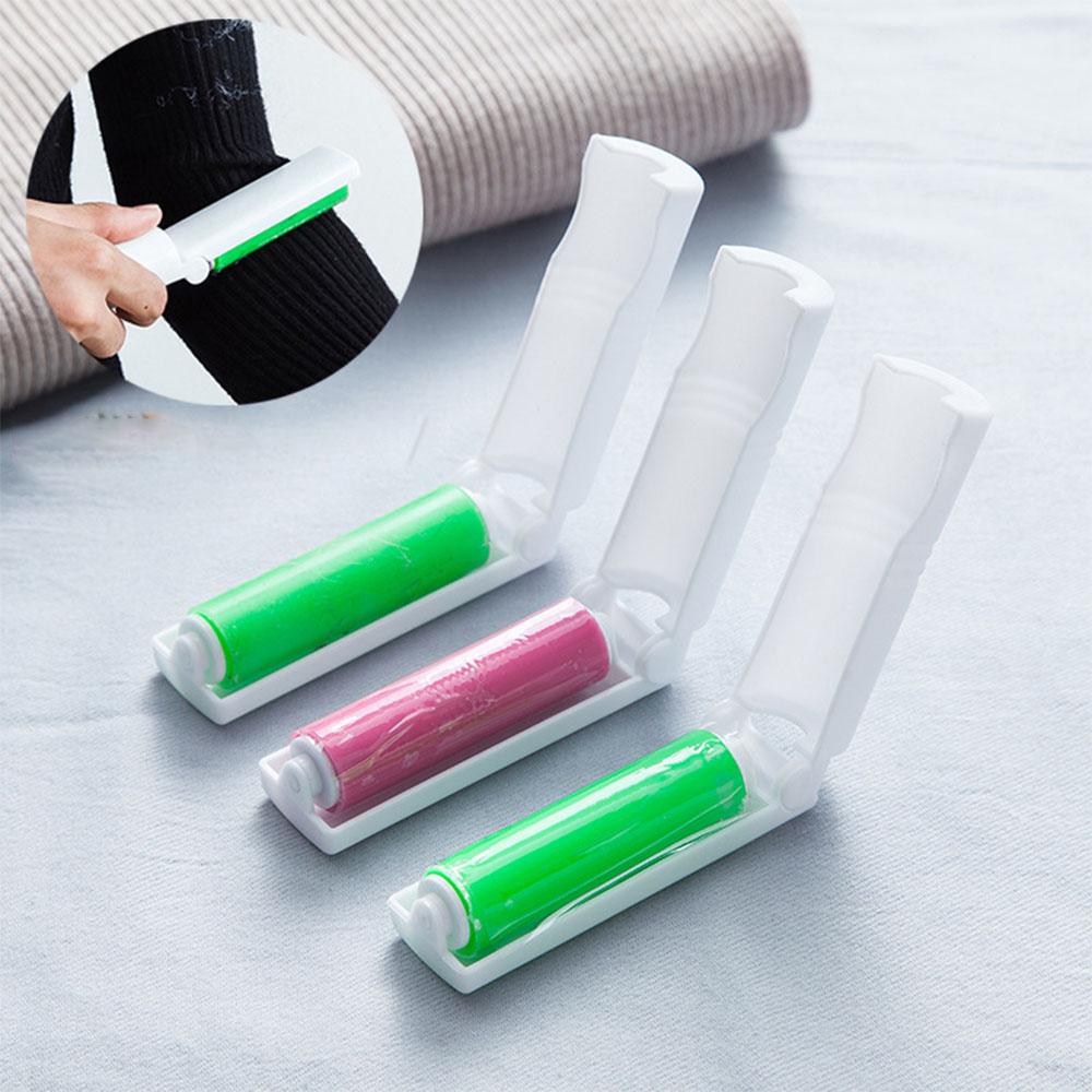 Tragbare und waschbare Staubentferner-Trommel Tragbarer faltbarer Kleider-Fusselentferner Haarentfernung Staub Staubbürstenrolle