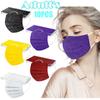 Adult Man Women Rose Mask Disposable  Mask Industrial 3Ply Ear Loop 10PCS Mask