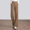 Women's High-Waist Draped Wide-Leg Pants