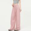 Women's Tencel Wide Leg Jeans Thin Summer High Waist Drawstring Straight Pants Draped Breathable Slimming Casual Trousers