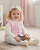 Girls' Vest 98 Warm 62 Fur Sleeveless 3D Roses Pink