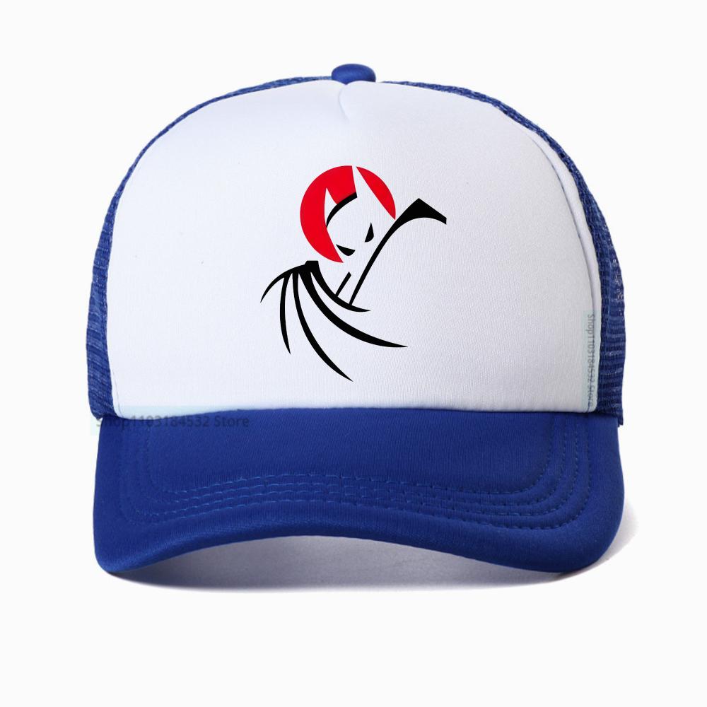 Bat Animated Series Baseball Cap Anime Unisex Fashion Street Style Mesh Hat Summer Adjustable Sun Snapback Hat