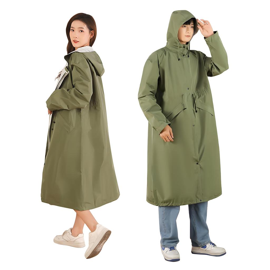 Raincoat for Women and Rain Backpack Rain Ultra Quick Unisex [Qucover] Cycling, Men, Poncho, Compatible, Gear, School, Work, Travel, Waterproof,