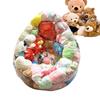 Clear Stuffed Animal Bean Bag Chair Cover Large Lazy Sofas Seat Cover Plush Toys Storage Child Adult Tatami No Filler Included