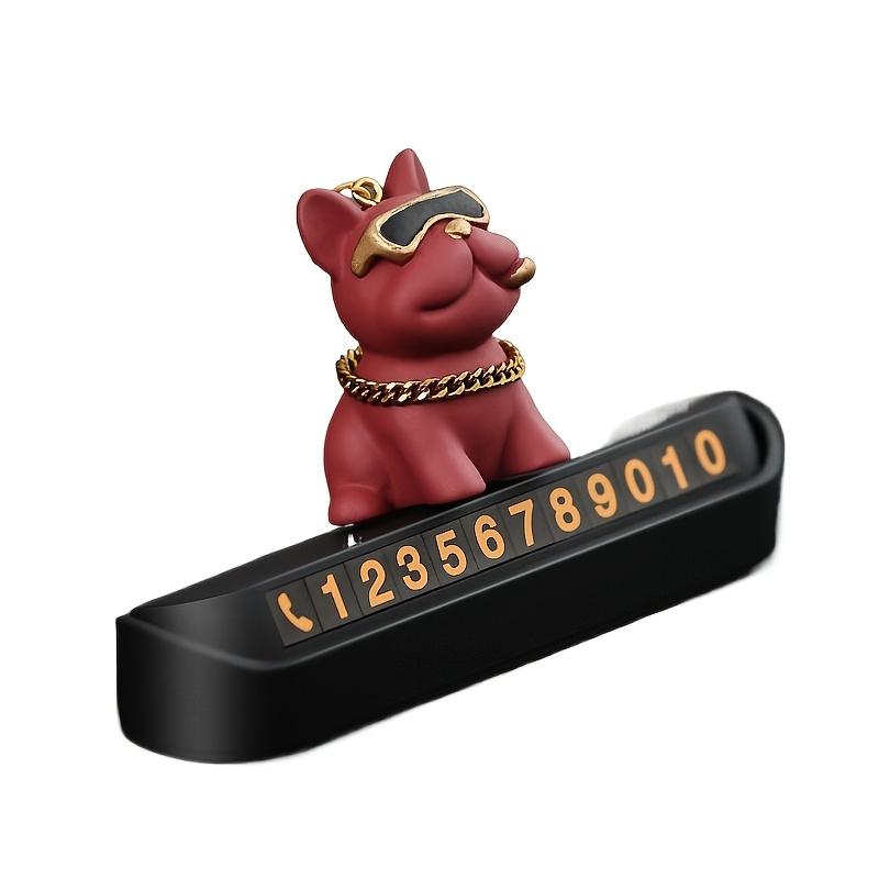 Car Interior Accessories Bull Terrier Car Ornament Adjustable