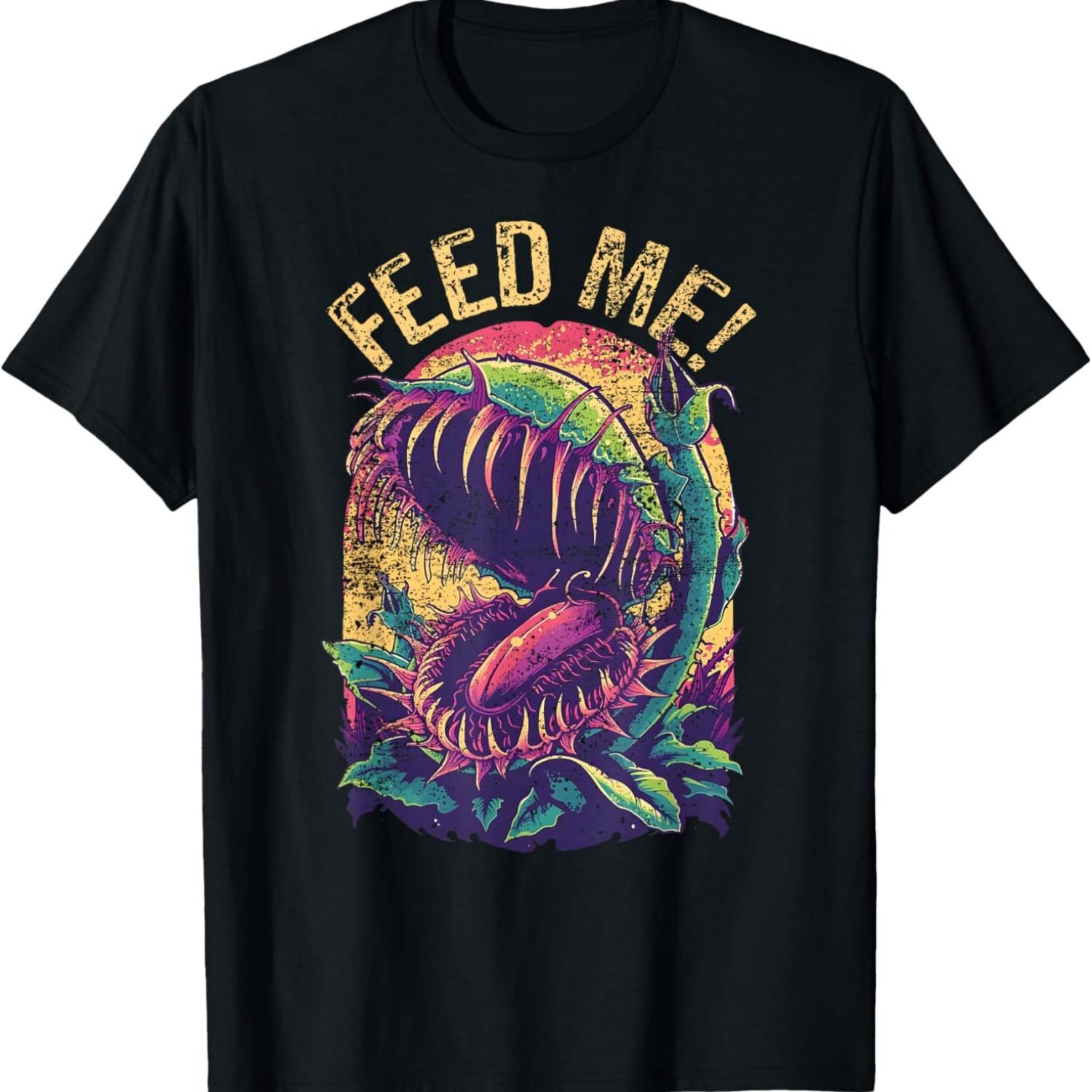 

Carnivorous Plant - Feed Me! - Venus Fly Trap T-Shirt S
