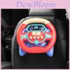 Simulation Car Steering Wheel Toy With Light And Sound For Kids Playroom Fun