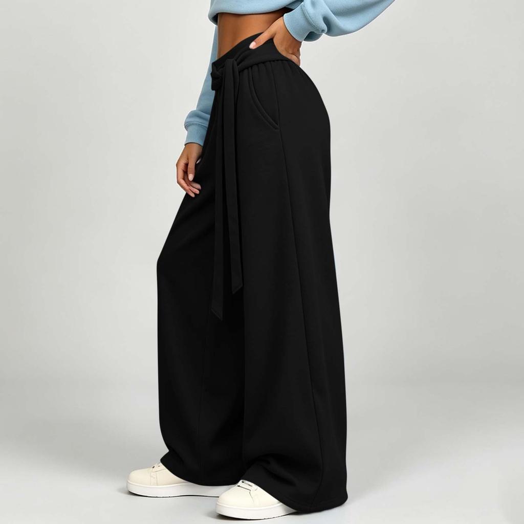 Pantalon de survêtement décontracté ample à jambes larges pour femme, pour un usage quotidien