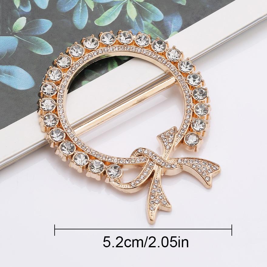 Broche géométrique pour femme, nœud d'angle, bouton, anneau, ourlet de chemise, t-shirt, écharpe, boucle, accessoires de décoration de vêtements