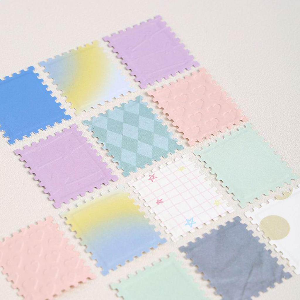 Stamp Puncher Precise Square Rectangle Postage Stamp Design Craft Puncher for Scrapbooking Card Making Journal Album Photo Arts