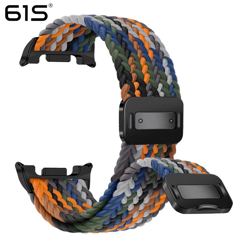 

61S Магнитный плетеный эластичный ремешок для Samsung Galaxy Watch 8 Classic 46мм 46mm