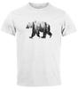 Men's T-Shirt Bear Motif Print Graphic Print Shirt Forest Büume Outdoor Fashion-