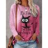 Fashionable Women's Long Sleeved Casual O-neck Long Sleeved