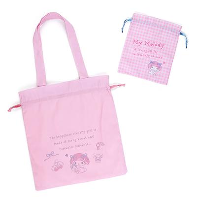 Sanrio Tote Bag Drawstring Set My Melody My Melody Travel Goods Character 38 X 1 X 42 Cm 512214 Travel Homecoming Obon and New Year Outings