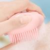 Misaakoeq Baby Shower Brush, Cradle Cap Brush - Newborn Head Scrubber, Silicone Baby Cradle Cap Brush for Babies, Baby Bath Scrubber, Soft Face Scrubb