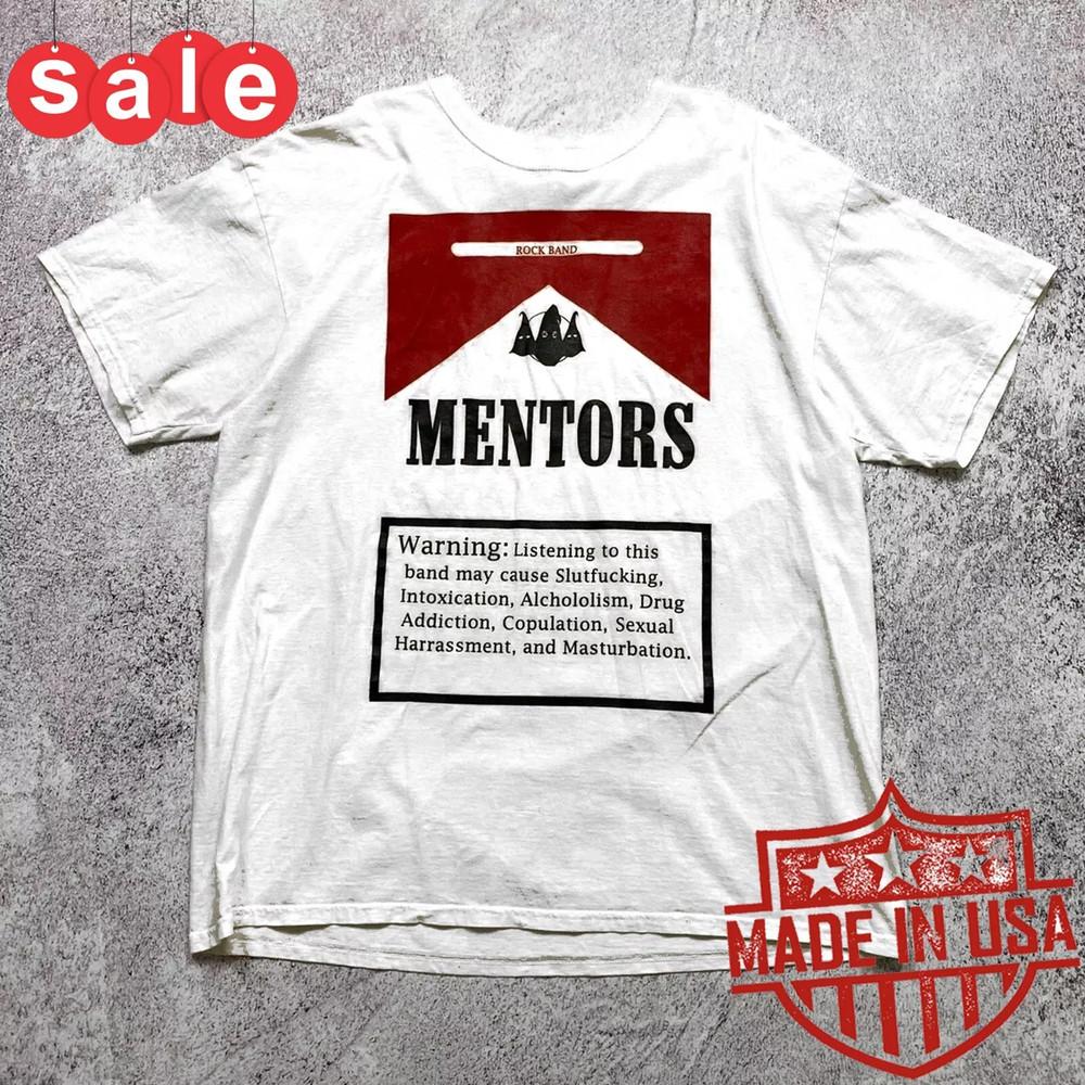 

Хлопковая футболка с коротким рукавом The Mentors Rock Band Все размеры S-5XL Унисекс XXL