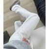 Women's High Waist Elastic Waist Straight Sweatpants Loose Fit Micro Stretch Fleece Lined Wide Leg Casual Sports Trousers Plus Size