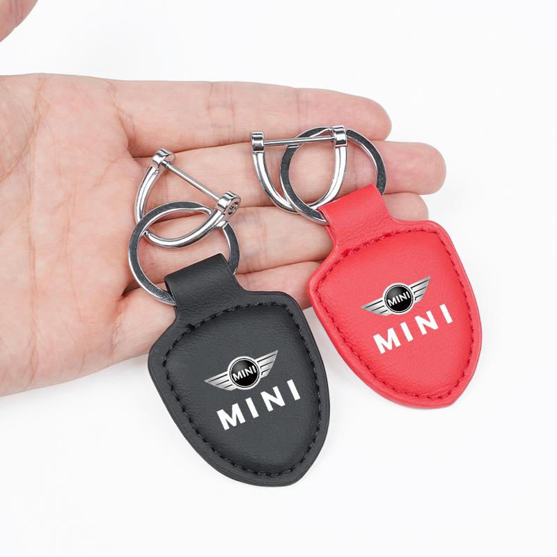 ECN2 Leder Autoschlüssel Tasche Münzbeutel Mini Kartenetui Auto Innenraum Für Mini F54 F55 F56 F57 F60 R50 R52 R53 R55 R56 R57 R58 R59 R60