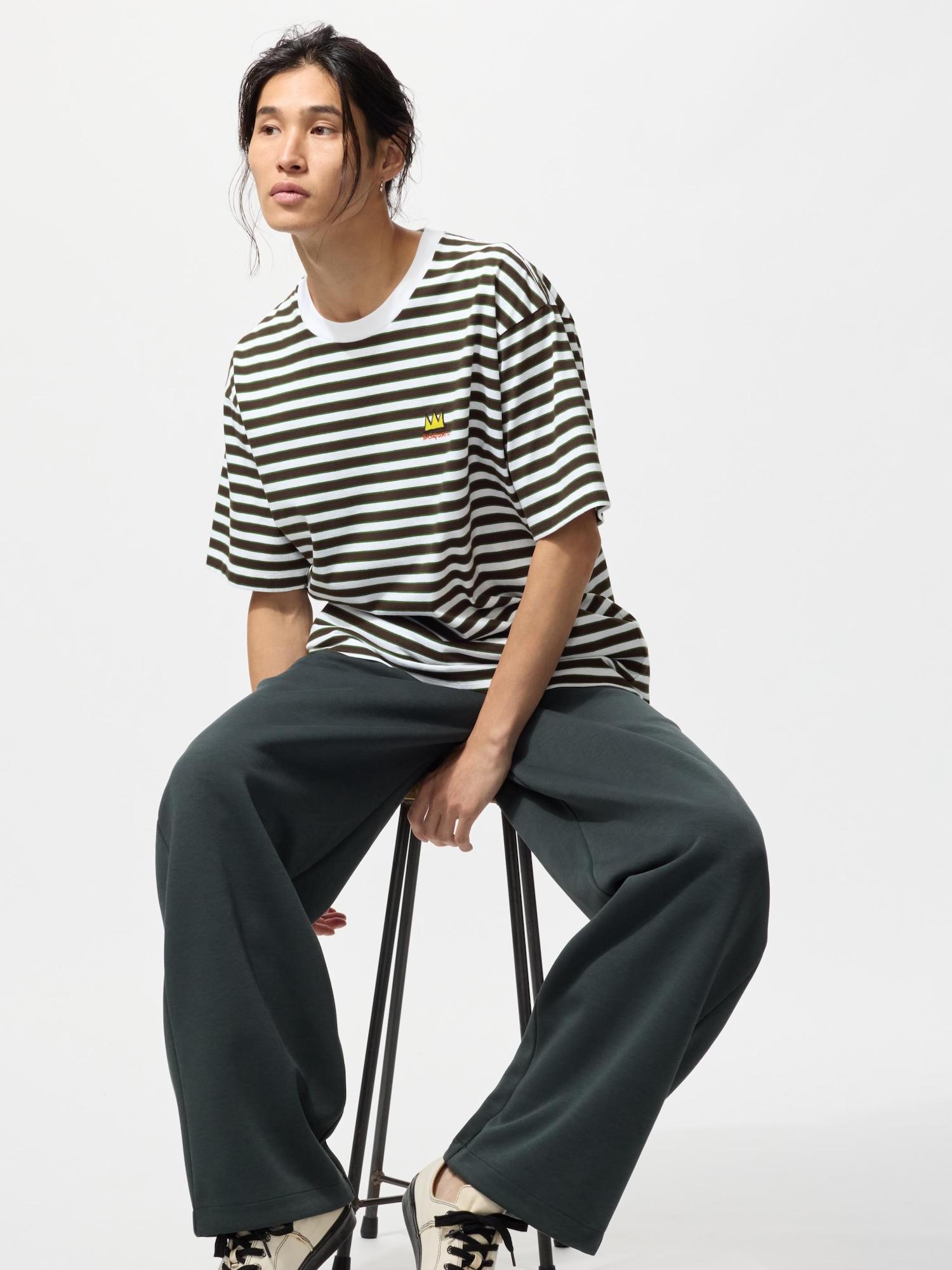 

Uniqlo Новая футболка с графикой Ny Pop ArT UT с коротким рукавом basquiaT 57 OLIVE/UNISEX 4XL