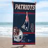 New England Patriots Print Beach Towel, Large Soft Quick Dry Towel for Beach Camping Swimming