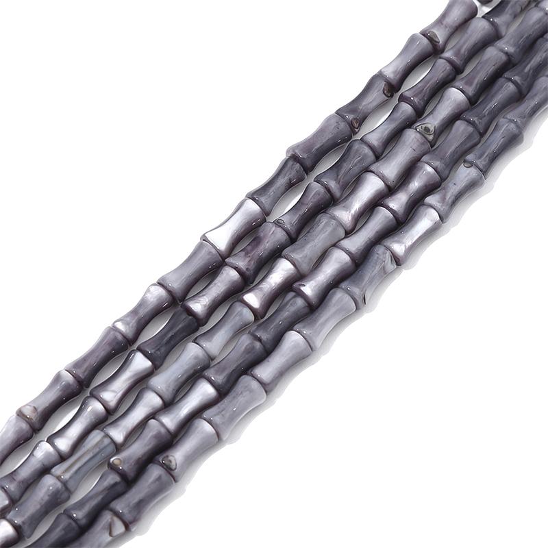 45Pcs Natural Colored Freshwater Bamboo Shell For DIY Necklace Bracelet Earrings Jewelry Making
