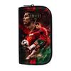 Borsa a mano da donna e uomo Borsa per cuffie Portafogli Ronaldo Portamonete Portamonete Portafogli per soldi Carta di credito Borsa per soldi Borsa portaoggetti Stella del Calcio